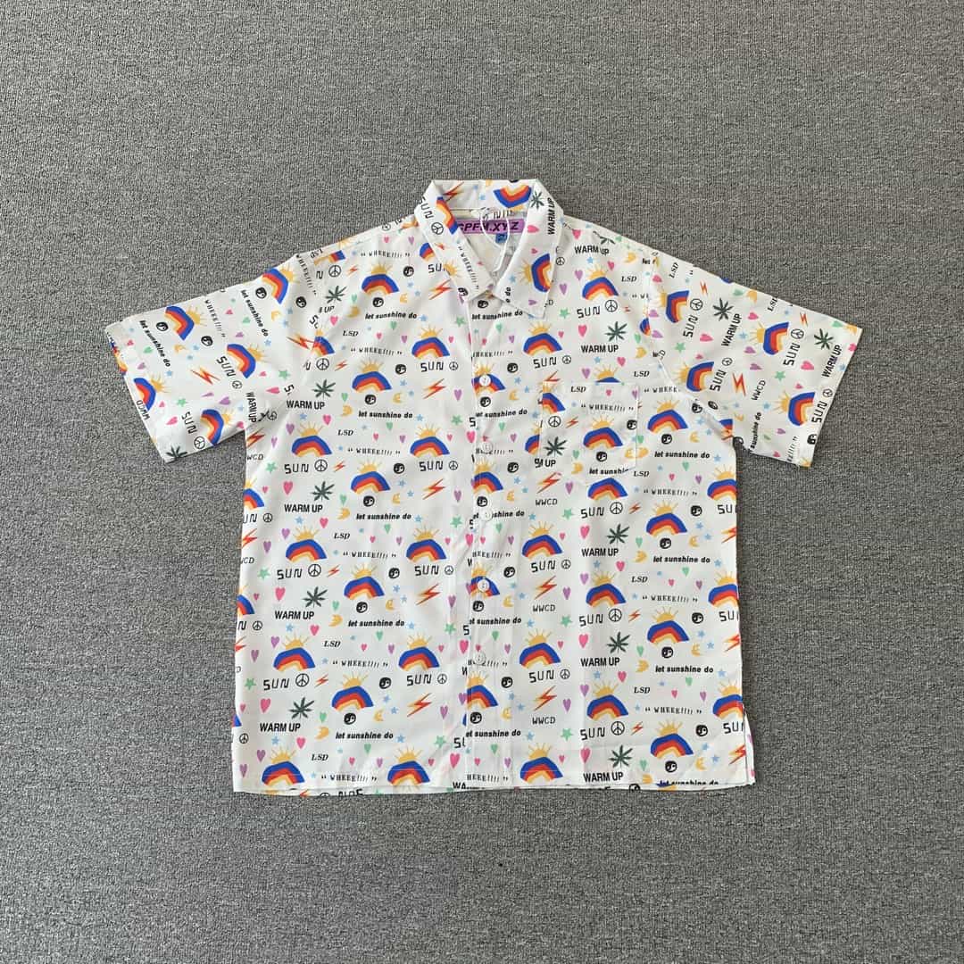 CPFM.XYZ Crop Aloha LSD Shirt CPFM.XYZ Crop Aloha LSD Shirt